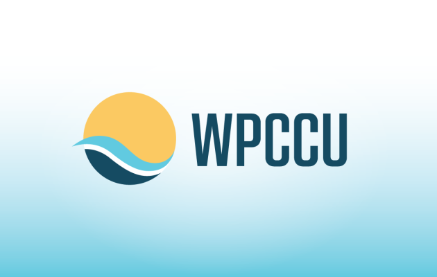 WPCCU logo on blue gradient