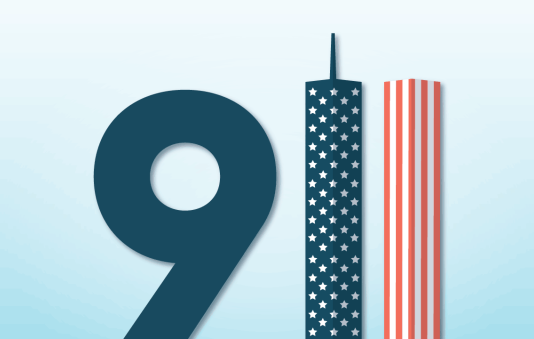An illustration of 9/11