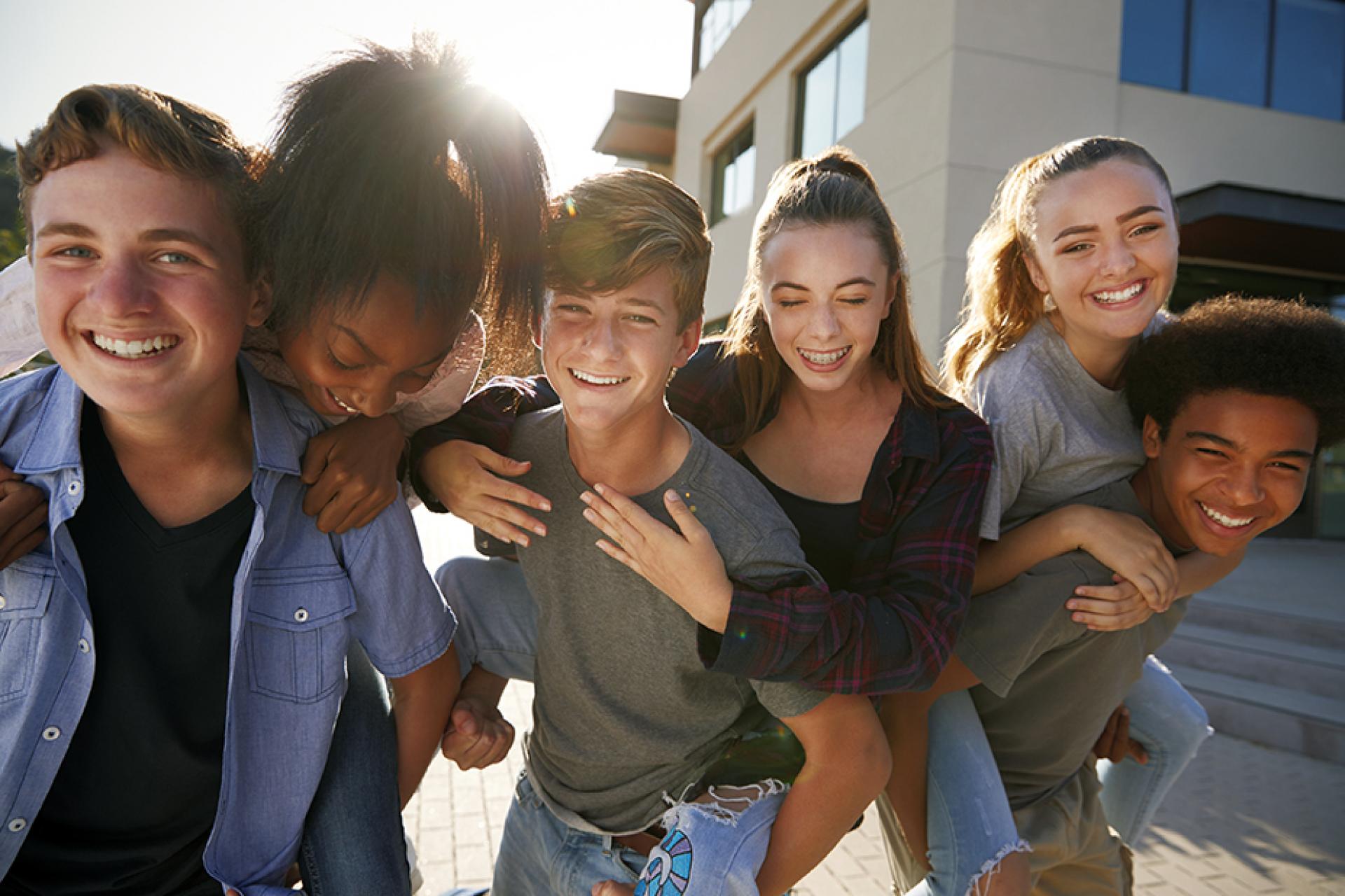 Group of young people