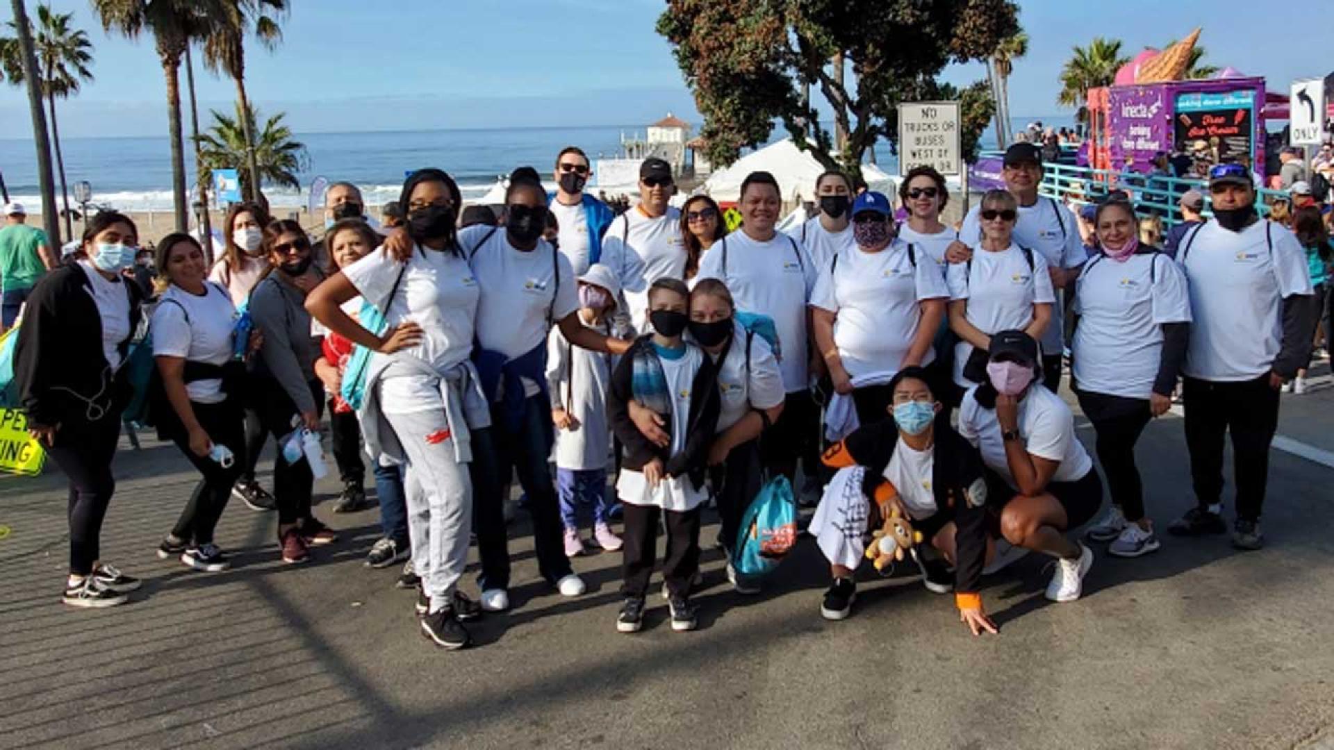 WPCCU staff supported the SKECHERS 13th Annual Pier to Pier Friendship Walk.