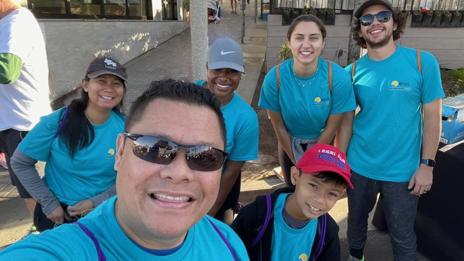 WPCCU staff participating in the SKECHERS Pier to Pier Friendship Walk