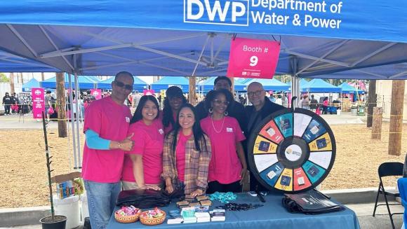 Happy WPCCU team members greeted the attendees who visited our booth at the Women’s Career Fair.