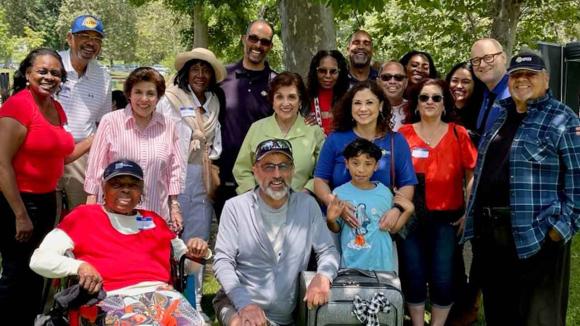 People posing for a photo