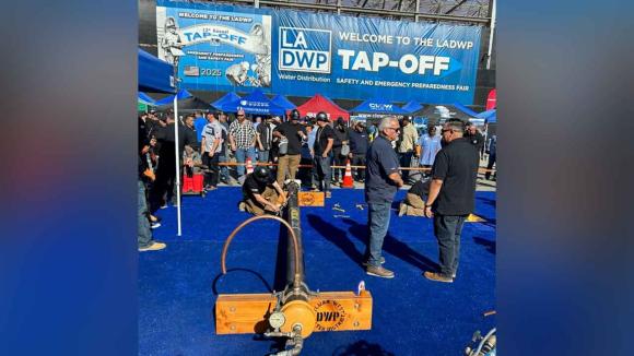 People at a LADWP Tap-off event