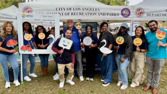 WPCCU staff posing for a photo 