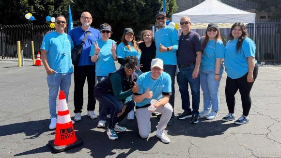 Staff at the Paper Shredding Event at WPCCU's Sunset branch