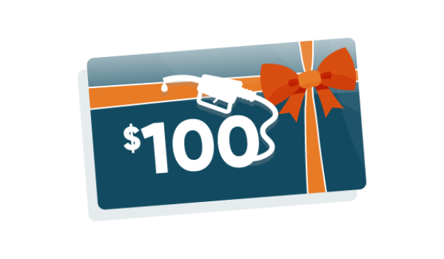 $100 gas card