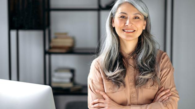 A person looking at the camera