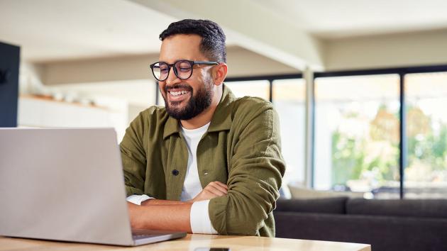 Person on computer