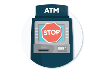 Beware of ATM skimming devices.