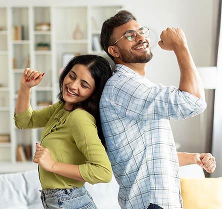 A dancing couple