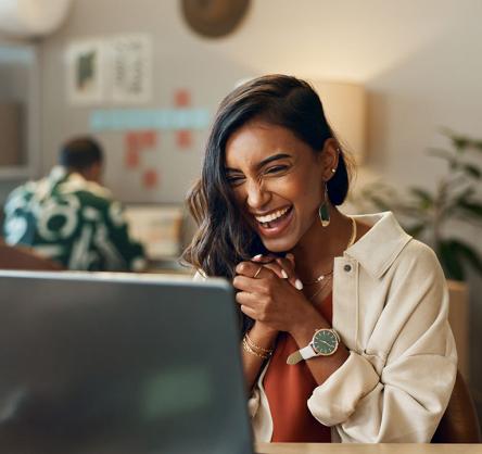 Person on computer