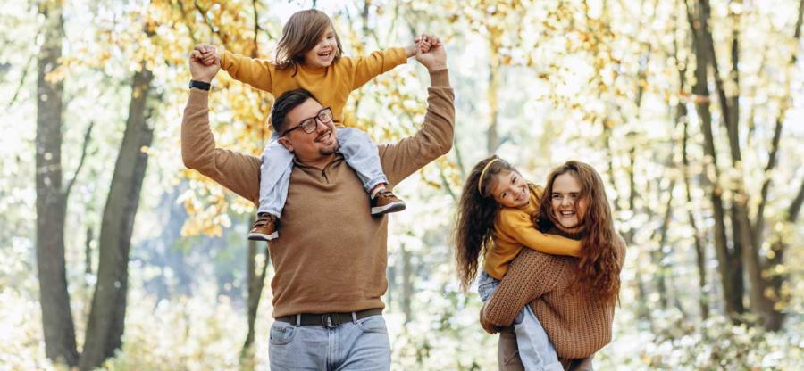 A photo of a family
