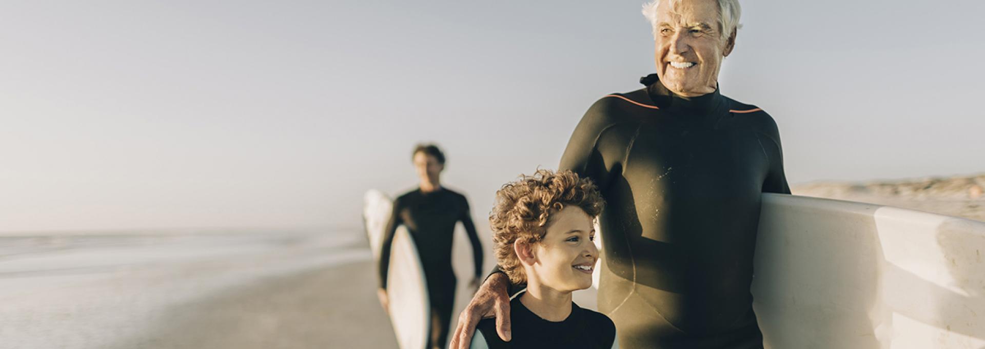 Surfer Grandpa