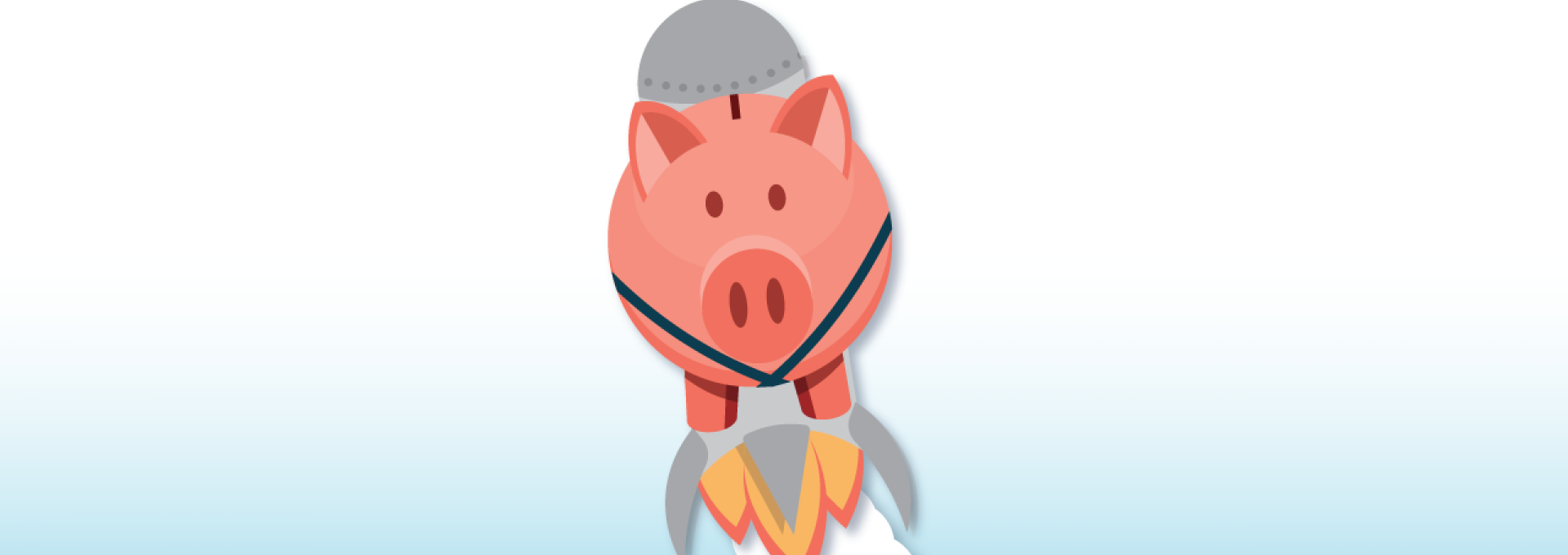 piggy on rocket