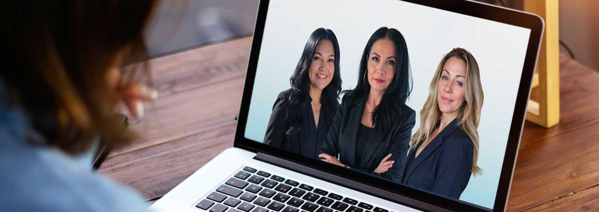 Laptop displaying the Fraud Prevention Team
