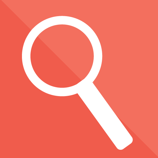 An illustration of a magnifying glass
